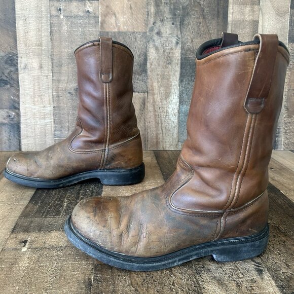 Red Wing Vintage Steel Toe Insulated Pull On Work Boots Mens 9.5 D main image 5